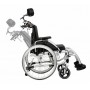 Wózek inwalidzki ręczny z zagłówkiem
