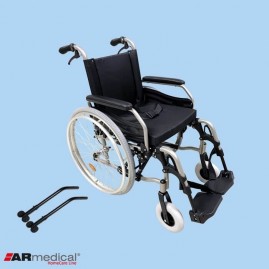 Wózek inwalidzki Dynamic z kołami anty-wywrotnymi