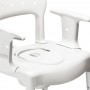 Etac Swift Commode - krzesełko toaletowe (wielofunkcyjne) z wyjmowanymi: podłokietnikami i oparciem (130 kg)