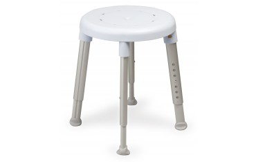 Etac Easy - stołek prysznicowy z regulacją wysokości (okrągłe siedzisko)