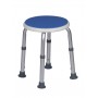 Okrągły taboret łazienkowy BLUE z miękkim siedziskiem od firmy ASTON - 528020