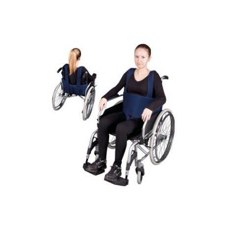 Pas stabilizujący do wózka inwalidzkiego z ujęciem krocza i szelkami "IV"