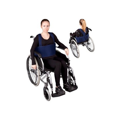 Pas stabilizujący (zabezpieczający) do wózka inwalidzkiego z szelkami "II"