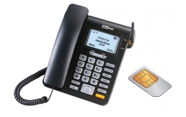 Telefon stacjonarny dla seniora na kartę sim Maxcom MM28D