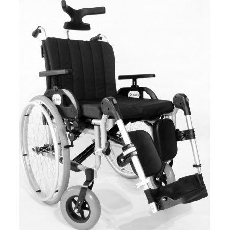 Wózek inwalidzki Barracuda stabilizujący plecy i głowę MOBILEX