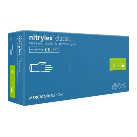 Rękawiczki nitrylowe bezpudrowe Nitrylex®Basic 100 szt.
