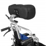 Aluminiowy wózek inwalidzki z zagłówkiem - PREMIUM-TIM PLUS