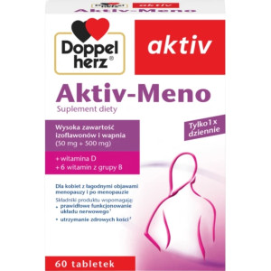 Doppelherz aktiv Aktiv-Meno Dla kobiet z objawami menopauzy i po menopauzie 60 tabletek