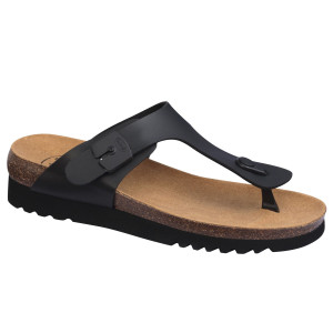 Eleganckie klapki SCHOLL BOA VISTA UP - kolor: Czarny - rozmiar: 41