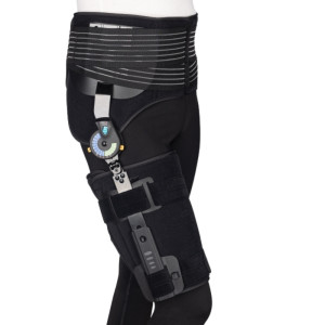 Orteza stawu biodrowego unieruchamiająca z zakresem regulacji kąta zgięcia HIP BRACE Prawa