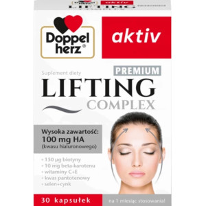 Doppelherz aktiv Lifting Complex PREMIUM 100 mg kwasu hialuronowego