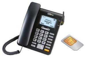 Telefon stacjonarny dla seniora na kartę sim Maxcom MM28D