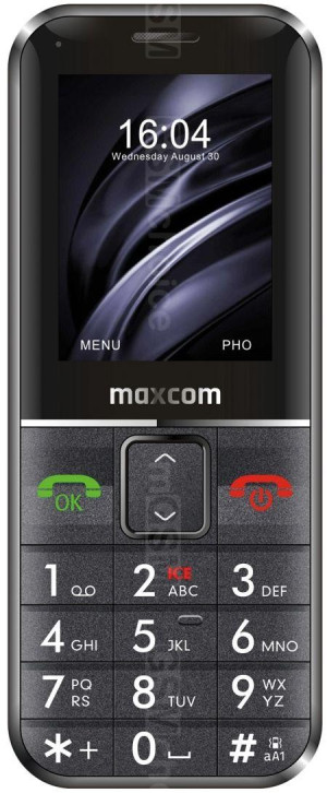 Telefon komórkowy dla osób starszych MM735 z bransoletką SOS od firmy MAXCOM