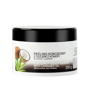 Peeling Kokosowy z olejem konopnym INDIA, 250 g