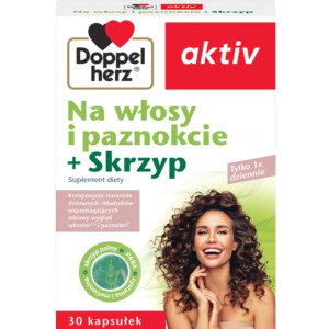 Doppelherz aktiv Na włosy i paznokcie + Skrzyp 30 kapsułek