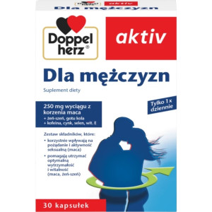 Doppelherz aktiv Dla mężczyzn wyciąg z korzenia maca 250 mg