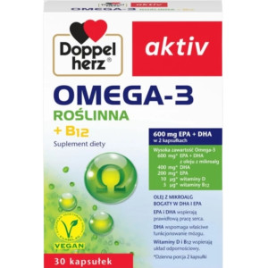 Doppelherz aktiv Omega- 3 Roślinna 30 kapsułek