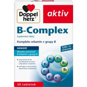 Doppelherz aktiv B-complex witaminy z grupy B 30 tabletek