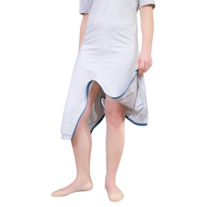 Kombinezon z zamkiem w nogawkach ułatwiający zmianę pieluchy - Jasny róż XXL krótkie rękawy, krótkie nogawki