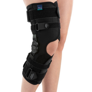 Stabilizator stawu kolanowego długi z szynami otwarty TGO-C SK-OD 508 - XL