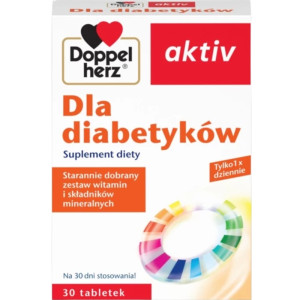 Doppelherz aktiv Dla diabetyków zestaw witamin 30 tabletek