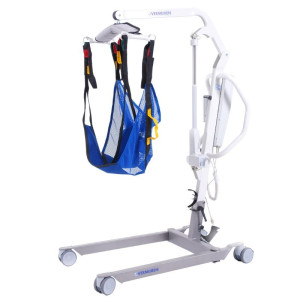 Podnośnik kąpielowo-transportowy Eagle 620 do 150 kg z nosidłem - HYGIENIC M Siatka
