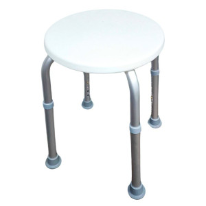 Stołek prysznicowy - HIT CENOWY - kolor: Biały