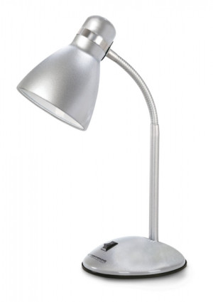 Lampka biurkowa ALKES SREBRNA ELD113S