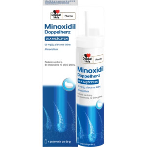 Doppelherz Pharma Minoxidil Doppelherz piana na skórę głowy dla mężczyzn 60g