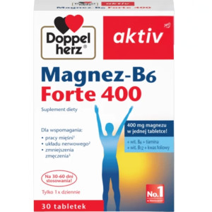 Doppelherz aktiv Magnez-B6 Forte 400 30 tabletek