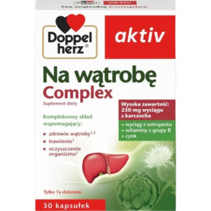 Doppelherz aktiv Na wątrobę Complex Kompleksowe wspomaganie wątroby 30 kapsułek
