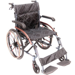 Lekki składany wózek aluminiowy ręczny z hamulcami Wheelie Light
