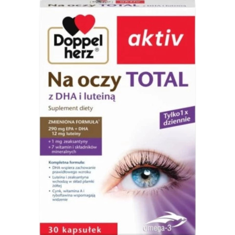 Doppelherz aktiv Na oczy TOTAL z DHA i luteiną 30 kapsułek - Galeria zdjęcie 1