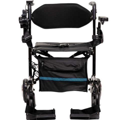 Elektryczny wózek inwalidzki 2w1 z joystickiem i sterowaniem przez opiekuna AT52334 Antar - Galeria zdjęcie 4
