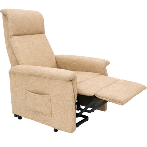 Fotel geriatryczny pionizujący California Demarta Virginio z dwoma siłownikami kolor Beżowy - Galeria zdjęcie 3