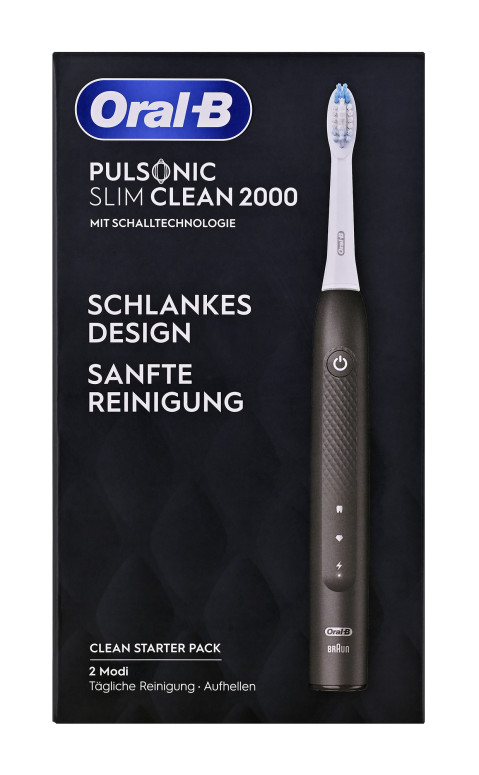 Szczoteczka Oral-B PULSONIC SLIM CLEAN 2000 czarna - Galeria zdjęcie 6
