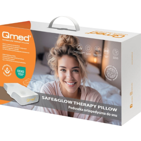 Poduszka ortopedyczna do snu Qmed Safe&Glow Therapy Pillow - Galeria zdjęcie 4