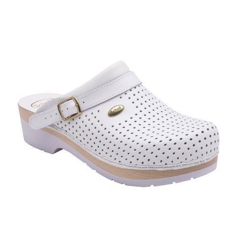 Drewniaki Scholl CLOG SUPERCOMFORT dla personelu medycznego Biały 38 - Galeria zdjęcie 1