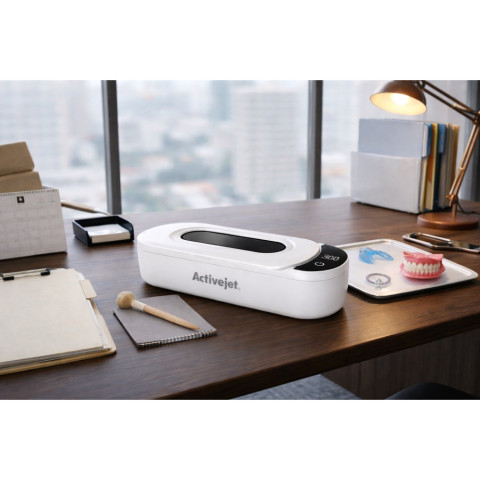 Myjka ultradźwiękowa UV Activejet AUC-200 do protez, okularów i biżuterii - Galeria zdjęcie 7