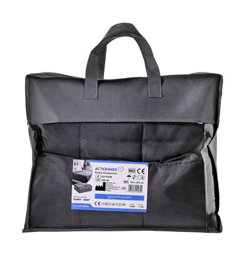 Kołdra obciążeniowa medyczna KO100AM marki ActionMED 150×200 cm 6,8 kg - Galeria zdjęcie 3