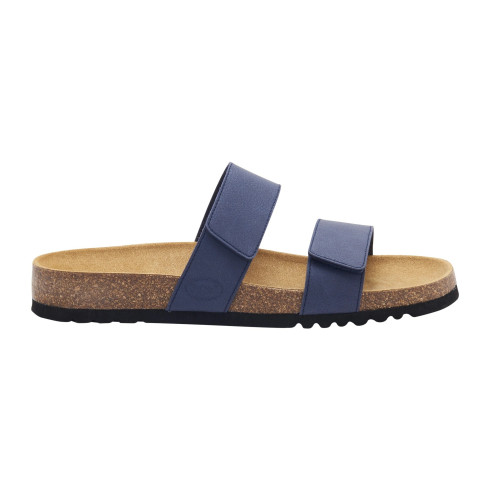 Męskie medyczne klapki z dwoma paskami Scholl TYMEG - kolor: Granatowy - rozmiar: 43 - Galeria zdjęcie 3