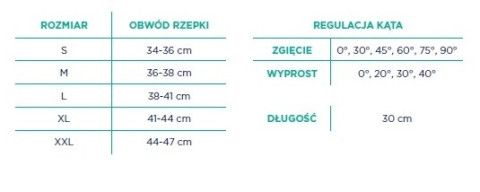 STABILIZATOR STAWU KOLANOWEGO Z SZYNAMI ZAMKNIĘTY TGO-C SK-Z 502 - XXL - Galeria zdjęcie 2