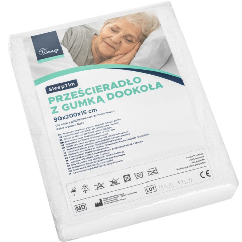 Prześcieradło nieprzemakalne z gumką dookoła - SleepTim - Galeria zdjęcie 5