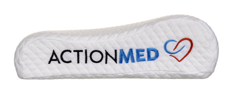 Medyczna poduszka ortopedyczna z wycięciem na bark do spania na plecach i boku ANATOMICAL MED PILLOW PO200AM marki ActionMED - Galeria zdjęcie 3