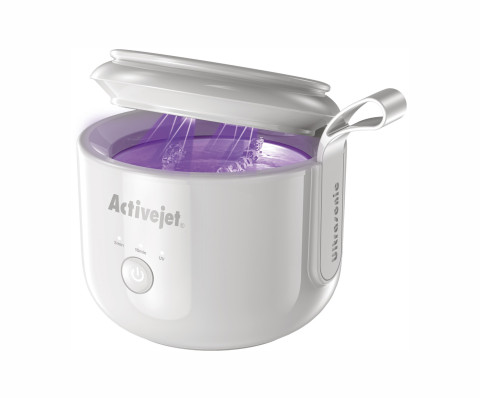 Myjka ultradźwiękowa UV Activejet AUC-198 do protez, aparatów ortodontycznych i biżuterii - Galeria zdjęcie 2