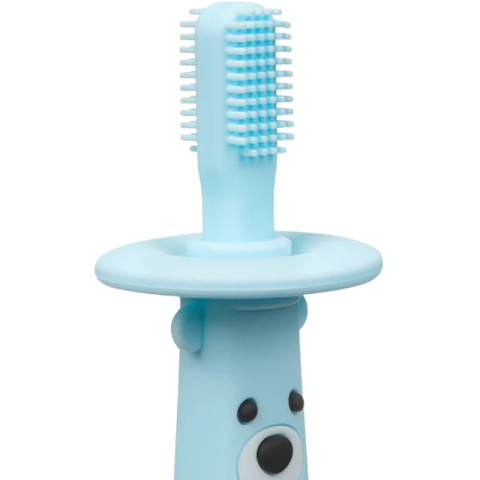 Muzyczna szczoteczka-gryzak do zębów dla dzieci Haxe Lulino - kolor Niebieski - Galeria zdjęcie 3