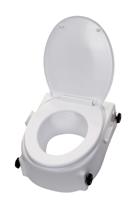 Nasadka podwyższająca na toaletę z klapą i uchwytami NT200AM marki ActionMED - Galeria zdjęcie 5