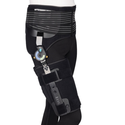 Orteza stawu biodrowego unieruchamiająca z zakresem regulacji kąta zgięcia HIP BRACE Lewa - Galeria zdjęcie 1