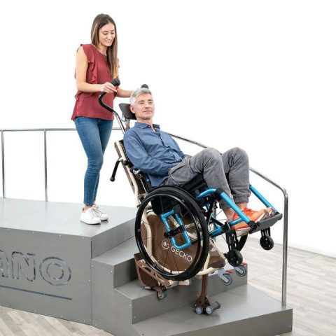 GECKO schodołaz kroczący do 160 kg Rampa Uniwersalne uchwyty 2D - Galeria zdjęcie 7