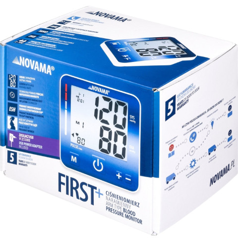 Ciśnieniomierz automatyczny NOVAMA FIRST z zasilaczem - Galeria zdjęcie 9
